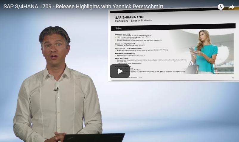 SAP S/4HANA 1709 - Release Highlights